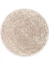 Kusový koberec Gloria Cavallo 106258 Creme Beige kruh
