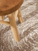 Kusový koberec Gloria Cavallo Creme Beige kruh