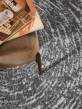 Kusový koberec Gloria Cavallo Creme Grey kruh
