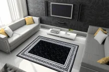 Kusový koberec Gloss 2813 87 greek black/grey