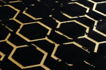 Kusový koberec Gloss 407C 86 black/gold