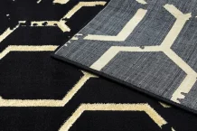 Kusový koberec Gloss 407C 86 black/gold