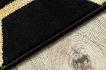 Kusový koberec Gloss 407C 86 black/gold