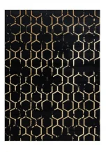 Kusový koberec Gloss 407C 86 black/gold