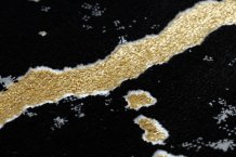 Kusový koberec Gloss 410A 86 3D mramor black/gold