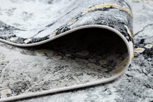 Kusový koberec Gloss 528A 58 3D mramor ivory/black