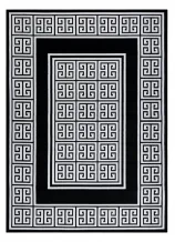Kusový koberec Gloss 6776 85 greek black/ivory