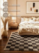 Kusový koberec Handloom 106333 Rex White Black