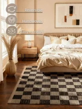 Kusový koberec Handloom 106333 Rex White Black