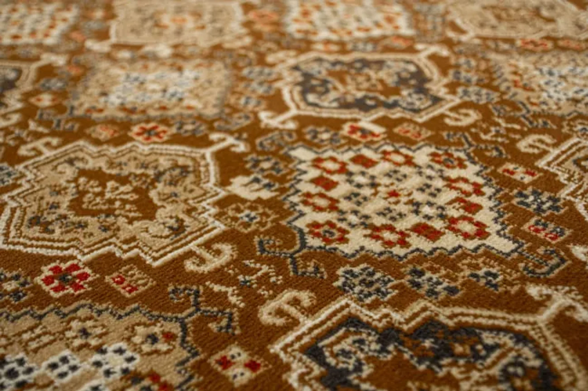 Kusový koberec Ines light brown