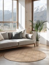 Kusový koberec Jaipur 105974 Natur/Gold kruh