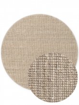 Kusový koberec Jaipur Ivory/White kruh