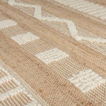 Kusový koberec Jubilant Medina Jute Natural/Ivory