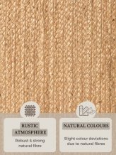 Kusový koberec Jute Braided 106005 Gold ovál