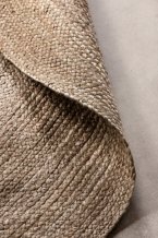 Kusový koberec Jute Braided 106006 Grey Brown kruh