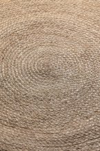 Kusový koberec Jute Braided 106006 Grey Brown kruh