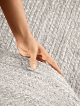 Kusový koberec Jute Braided 106321 White ovál