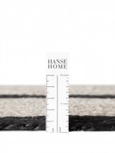 Kusový koberec Jute Braided 106331 Natural Black kruh