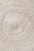 Kusový koberec Jute Braided 106331 Natural Black kruh