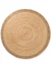 Kusový koberec Jute Braided 106332 Natural Gold kruh