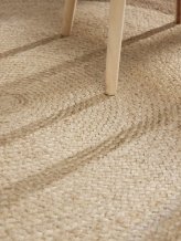 Kusový koberec Jutta 106224 Natur Ivory/Grey/Beige kruh