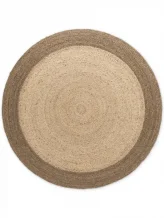 Kusový koberec Jutta 106224 Natur Ivory/Grey/Beige kruh