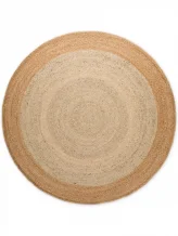 Kusový koberec Jutta 106225 Natur Ivory/Gold kruh
