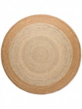 Kusový koberec Jutta Natur Ivory/Gold kruh