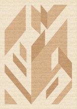Kusový koberec Kanas krémový