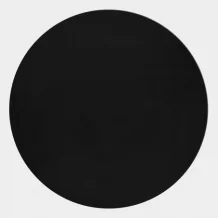 Kusový koberec kruh Pouffy 5100 black