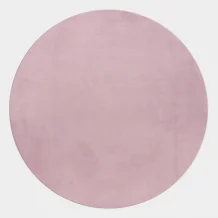 Kusový koberec kruh Pouffy 5100 rose