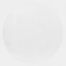 Kusový koberec kruh Pouffy 5100 white