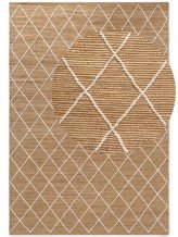 Kusový koberec Kunu 106208 Natural Gold White