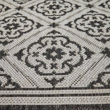 Kusový koberec Leona 19635-08 šedá