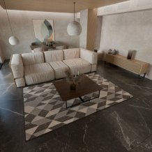 Kusový koberec Leona 19646-91 hnědá