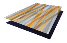 Kusový koberec Match Isabella Stripe Grey/Ochre