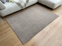 Kusový koberec Matera hnědý
