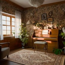 Kusový koberec Medailon 6985 beige cream