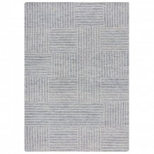 Kusový koberec Memphis Abstract Check Blue