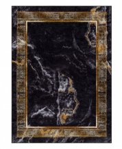 Kusový koberec Miro 51278.809 Marble black / gold