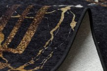 Kusový koberec Miro 51333.801 Marble black / gold