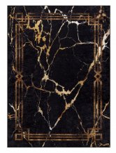 Kusový koberec Miro 51333.801 Marble black / gold