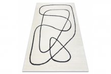 Kusový koberec Mode 8377 abstract cream/black