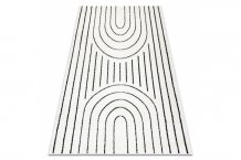 Kusový koberec Mode 8494 geometric cream/black