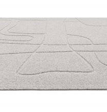 Kusový koberec Morphic light grey