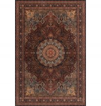 Kusový koberec Namak dark red