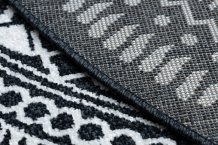 Kusový koberec Napkin black kruh