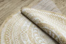Kusový koberec Napkin gold kruh