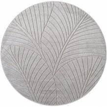 Kusový koberec Nova 1203 silver kruh