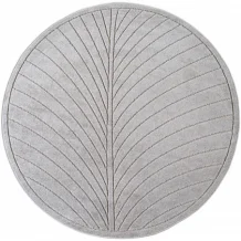 Kusový koberec Nova 1204 silver kruh